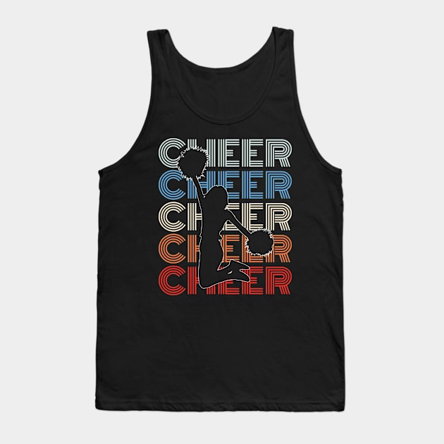 Retro Cheerleading Cheerleader Tank Top by Peco-Designs